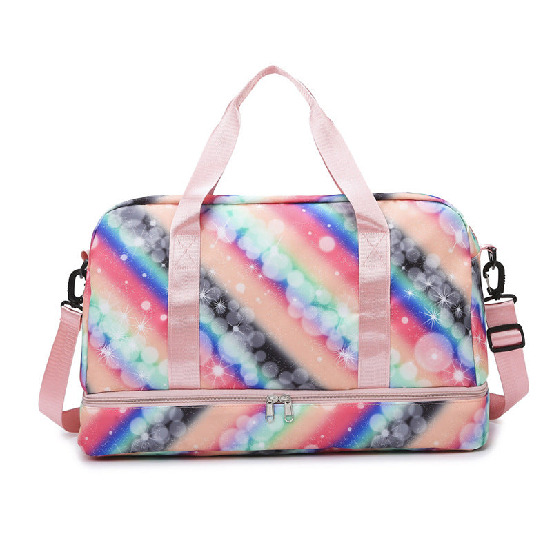 Freizeit-Reisetasche mit Buntem Design und Mehreren Fächern Brehn