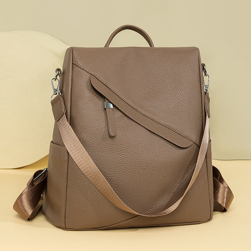 Eleganter Leder Laptop-Rucksack Brehn