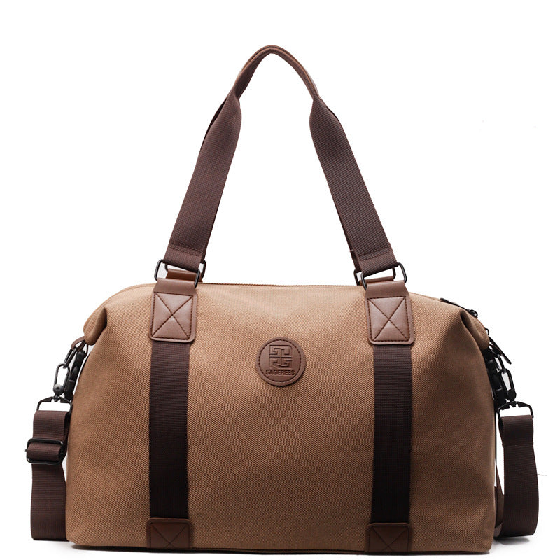 Sportliche Duffel-Tasche Mit Mehreren Fächern Und Verstellbarem Schulterriemen Brehn