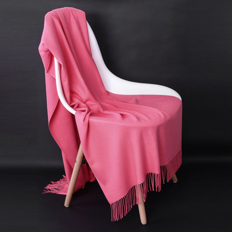 Luxuriöse Cashmere-Mischung Wurfdecke