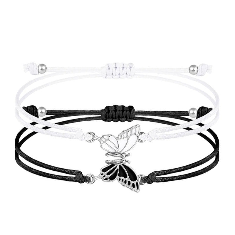 Butterfly Charm Halskette und Armband Set Brehn