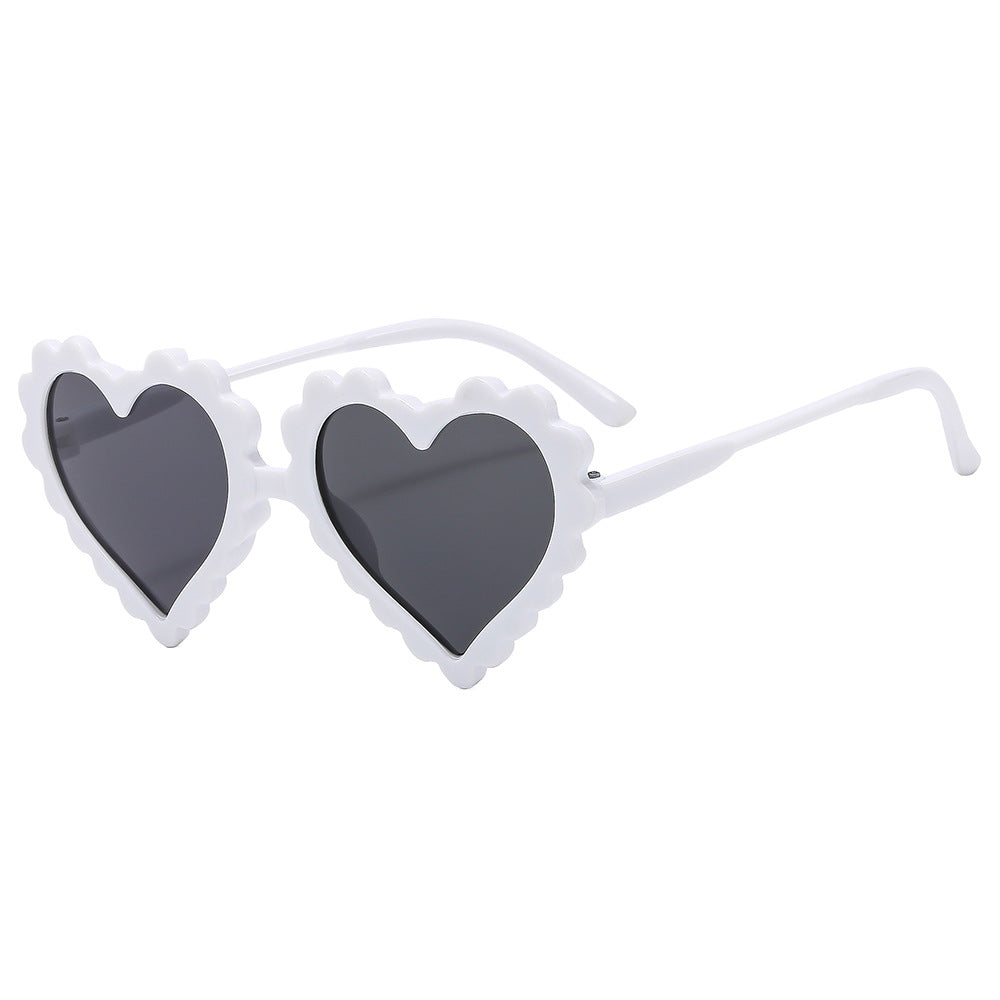 Damen verspielte Herzform Sonnenbrille Brehn