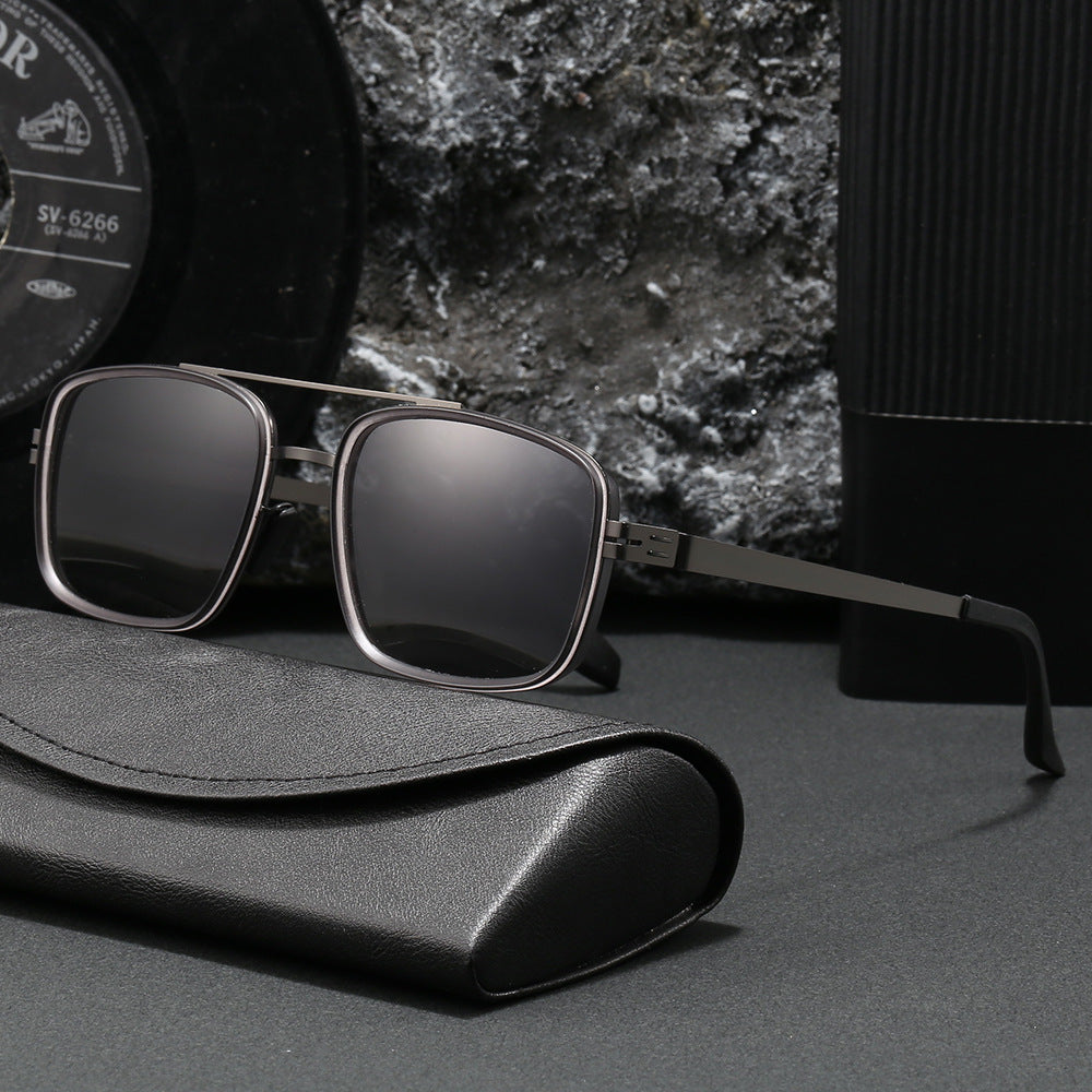 Damen stilvolle quadratische Sonnenbrille Brehn