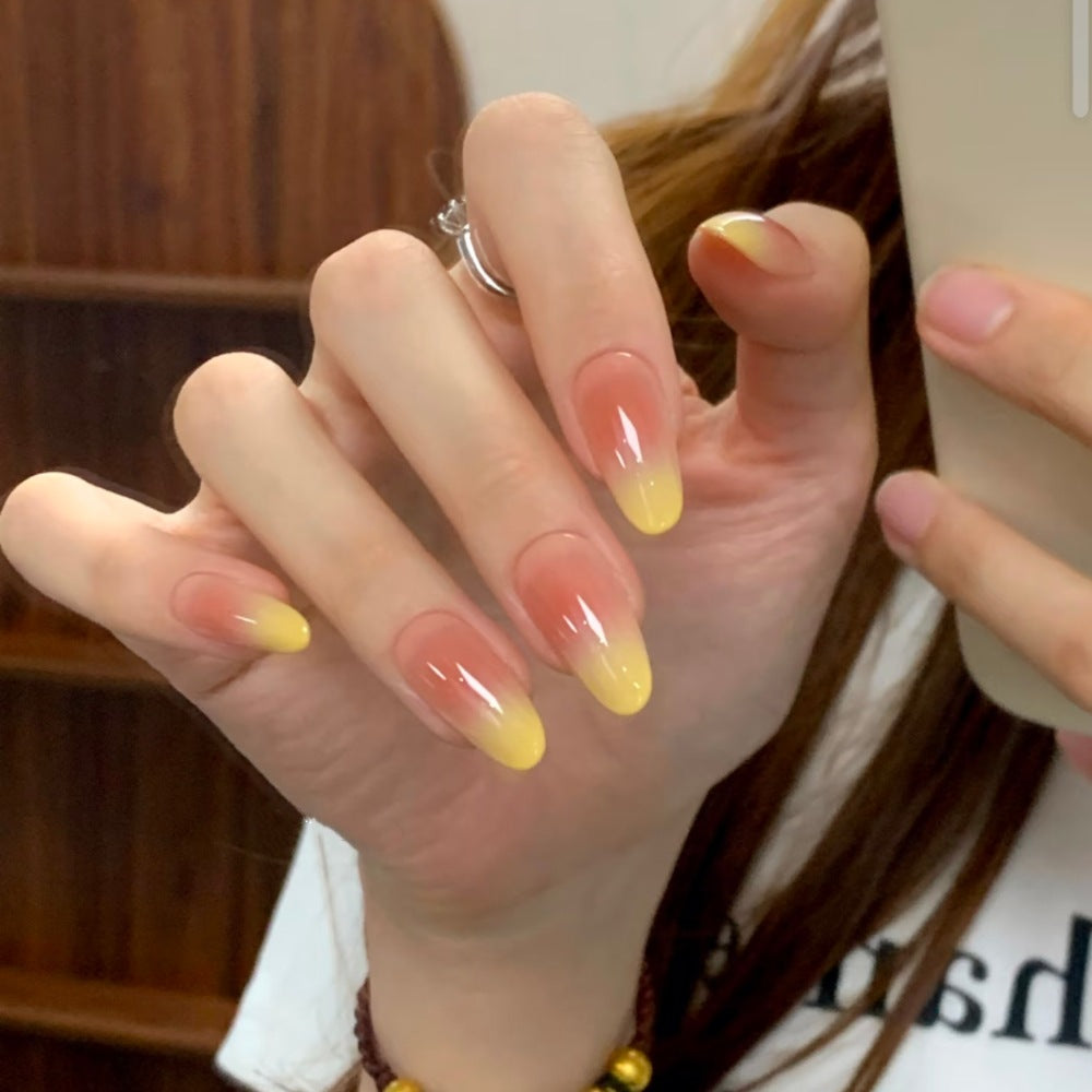 Ombre Press-On Nägel mit glänzendem Finish Brehn