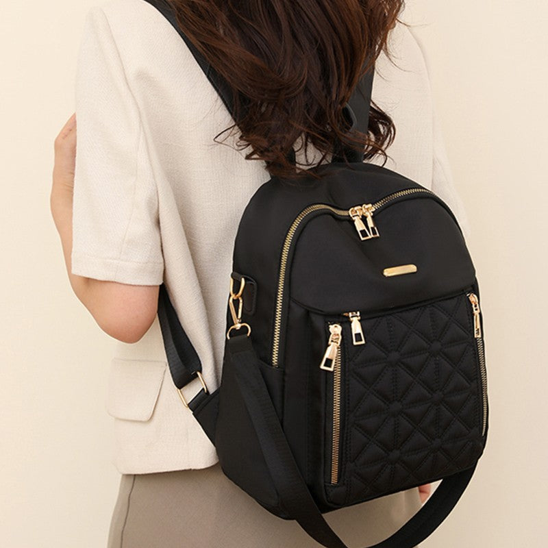Stylische gesteppt Nylon Rucksack Brehn