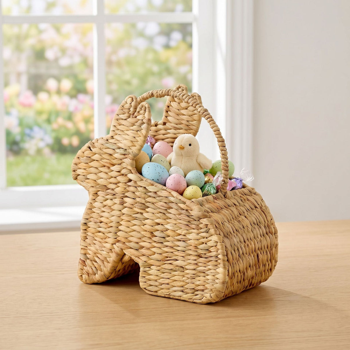 Verspielter Osterkorb Im Hasen Design Brehn