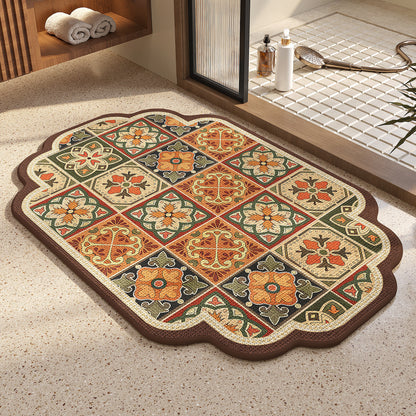 Vintage Mosaik Badematte