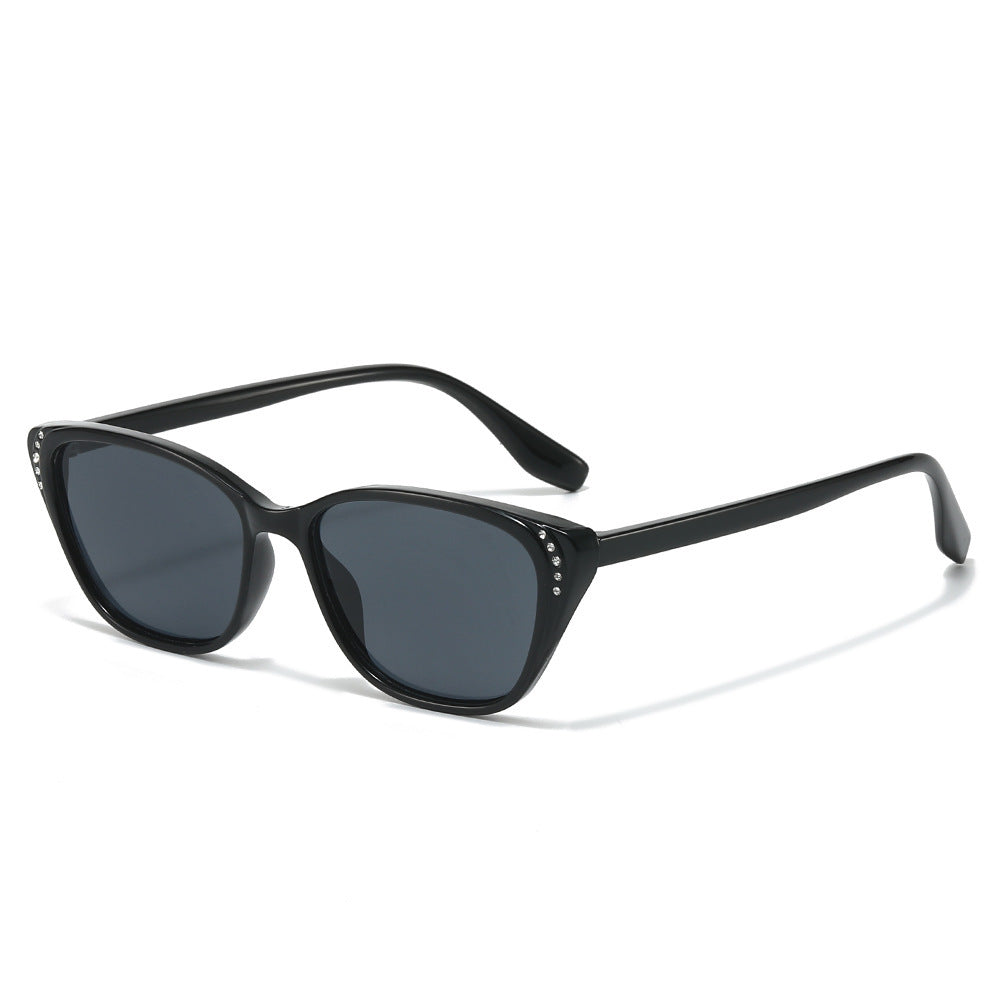 Statement Cat-Eye Sonnenbrille mit Strass-Akzenten Brehn