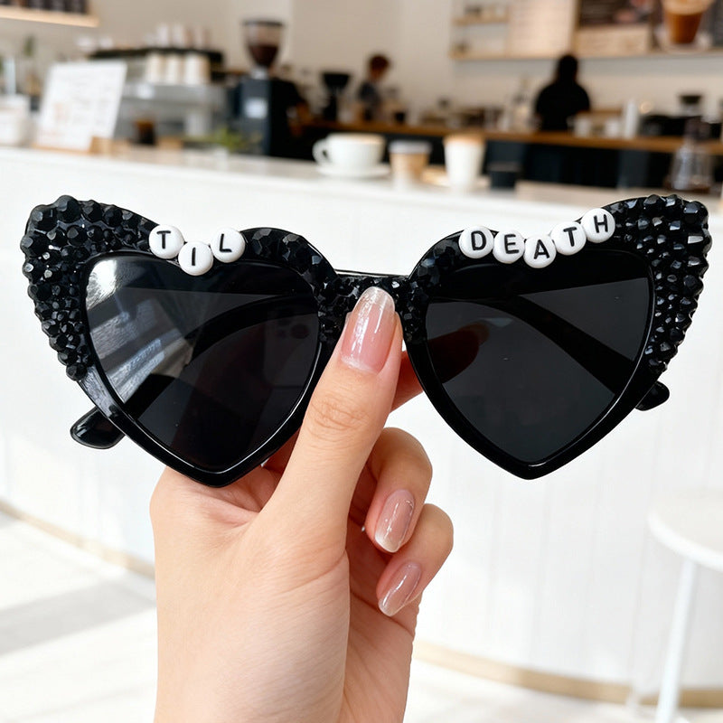 Statement Herzrahmen Sonnenbrille Brehn