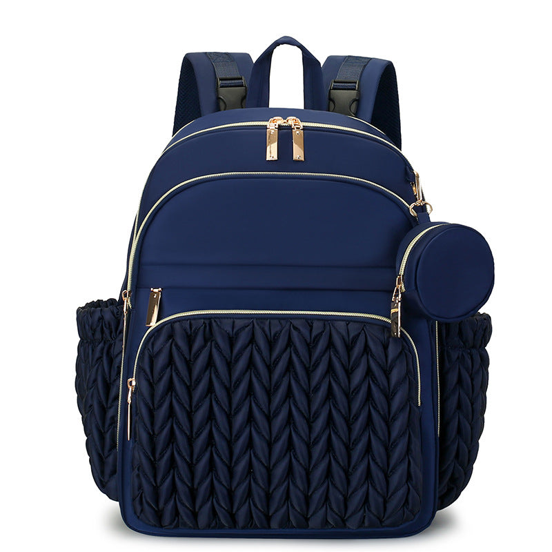 Chic Mehrfachfach-Rucksack mit stilvollem geflochtenem Design Brehn