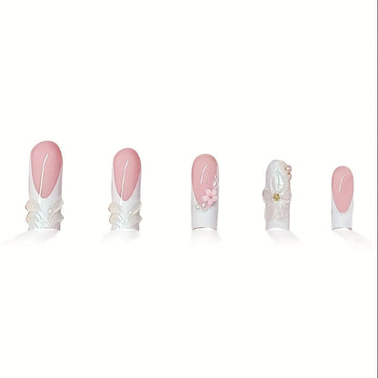 Dekorativer Press-On Nagelset Brehn