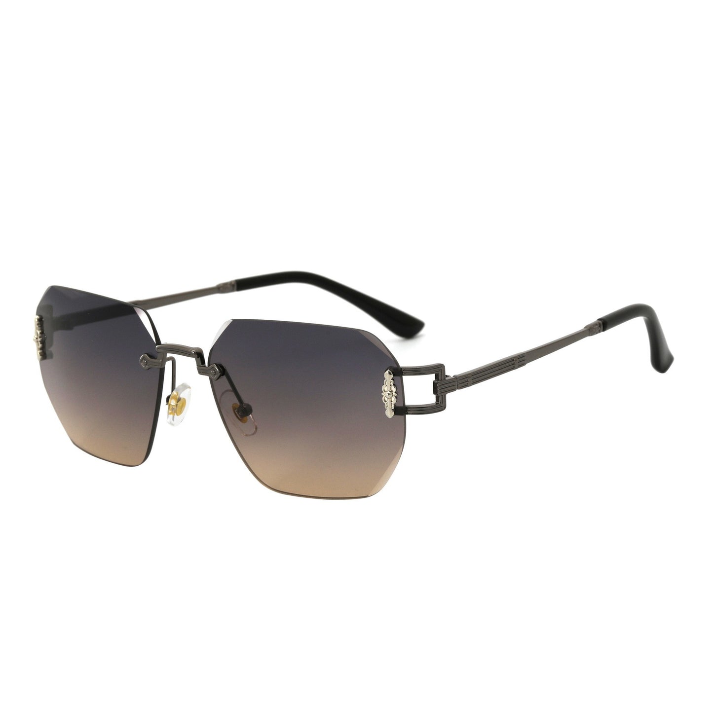Damen Designer-Sonnenbrille im modernen, geometrischen Design Brehn