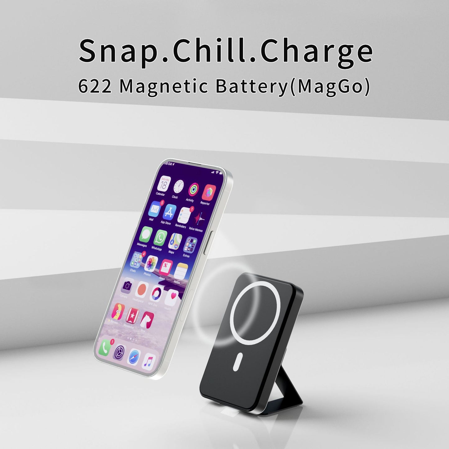 Tragbare Powerbank mit kabelloser Schnellladung Brehn