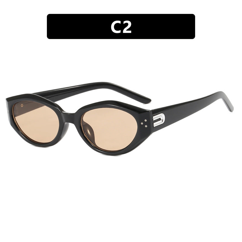 Damen Cat-Eye Sonnenbrille mit elegantem Kunststoffrahmen Brehn