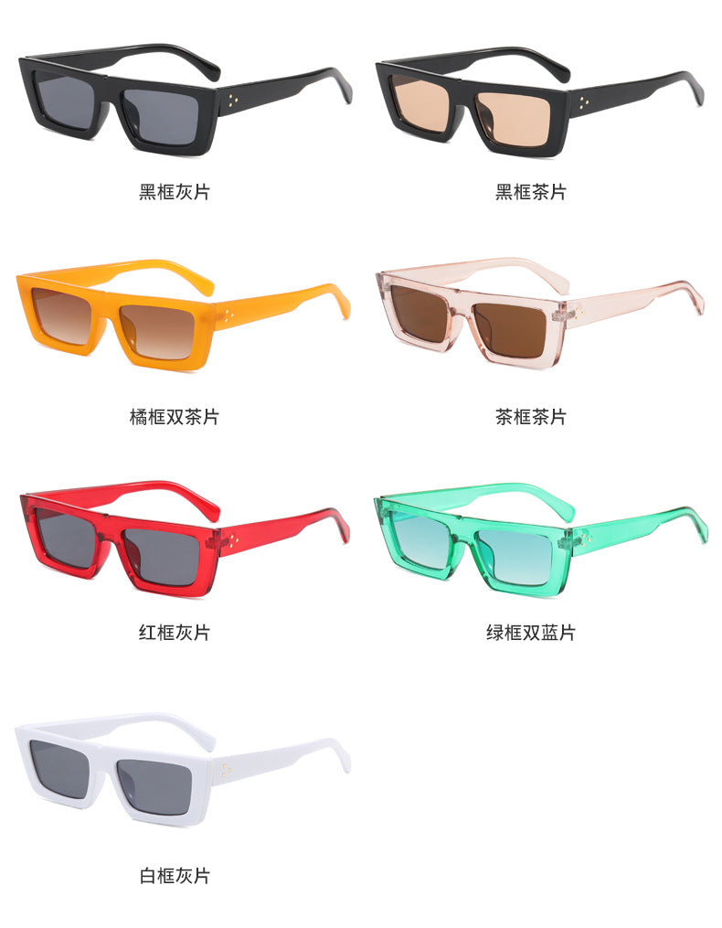 Damen modische quadratische Designer-Sonnenbrille mit polarisierten Gläsern Brehn