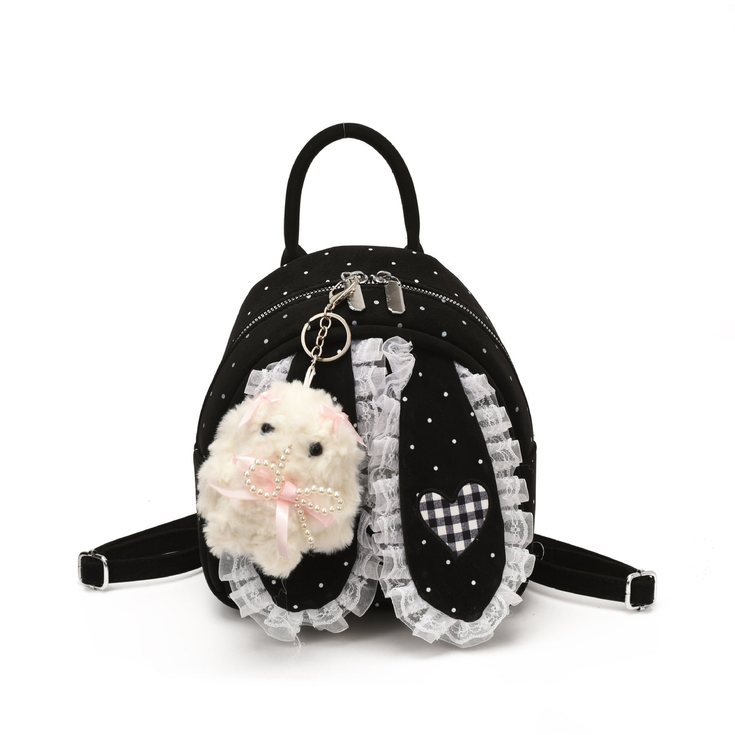 Niedlicher Rucksack mit Detailreicher Hasenohren-Applikation Brehn