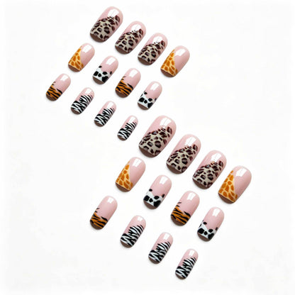 Künstlerisches Tierdruck Nagelkunst Set