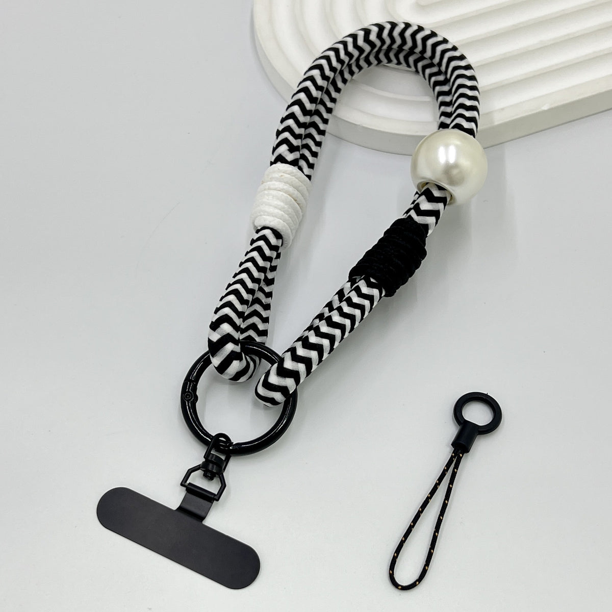 Farbenfrohes geflochtenes Handy-Lanyard-Halter Brehn