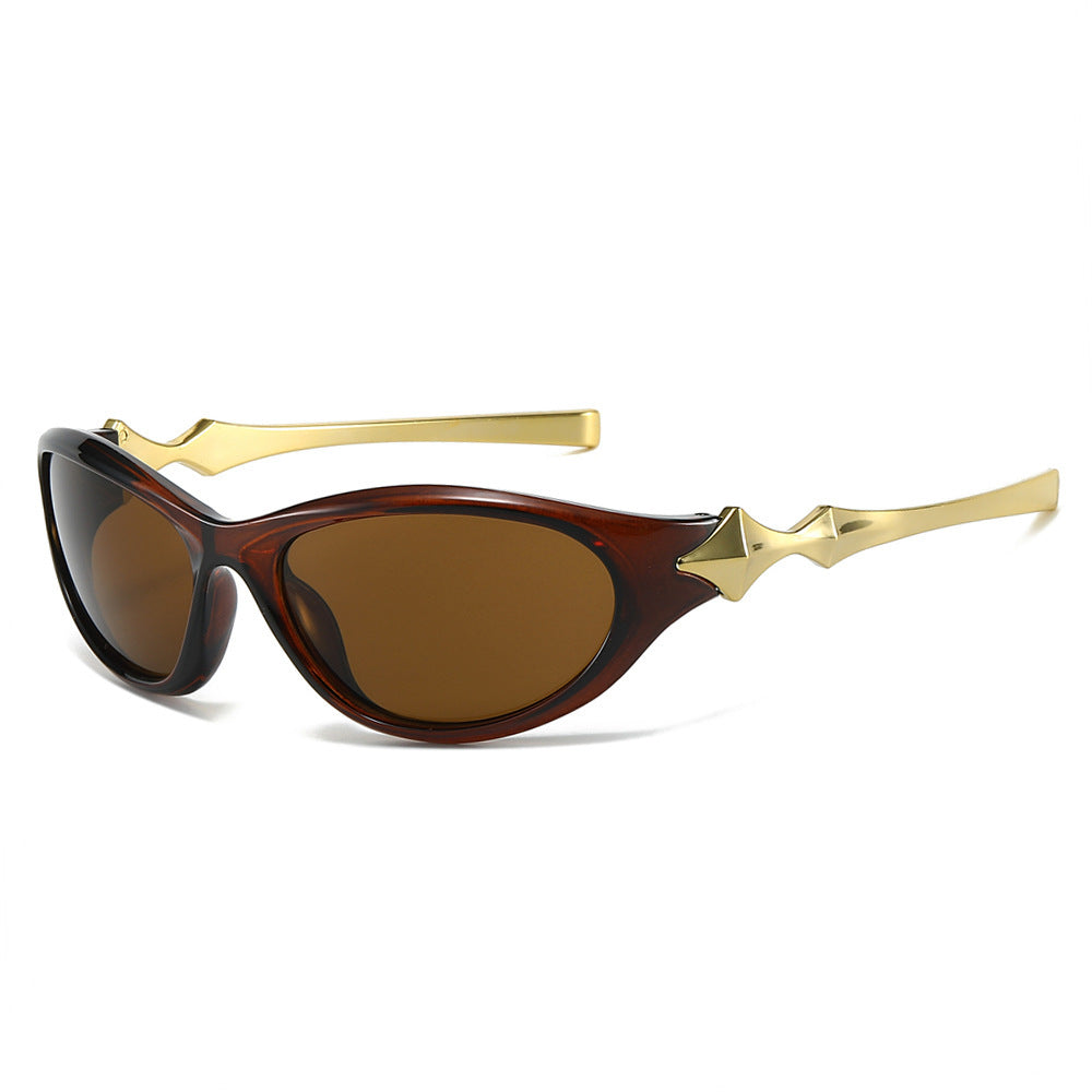 Modisch Inspirierte Vintage-Cat-Eye-Sonnenbrille Brehn