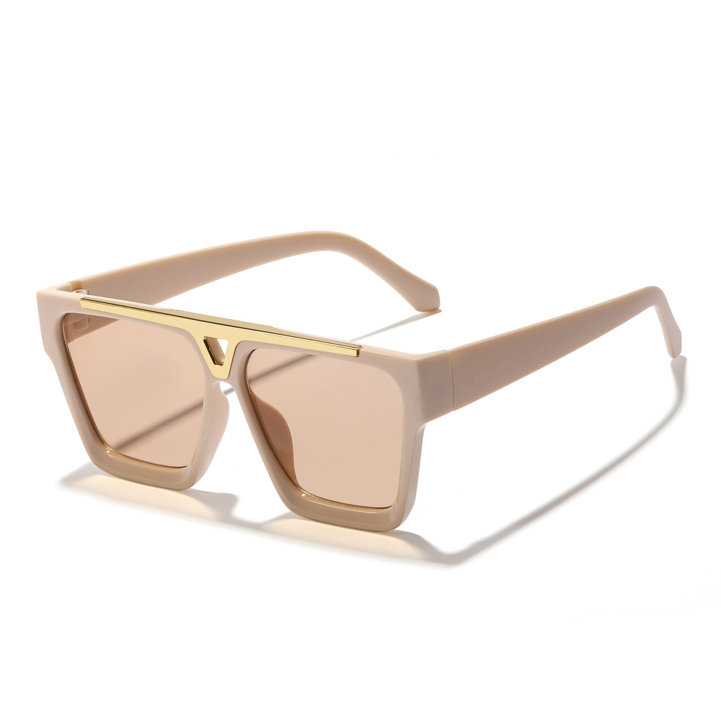 Damen trendige Sonnenbrille mit minimalistischem Rahmen Brehn