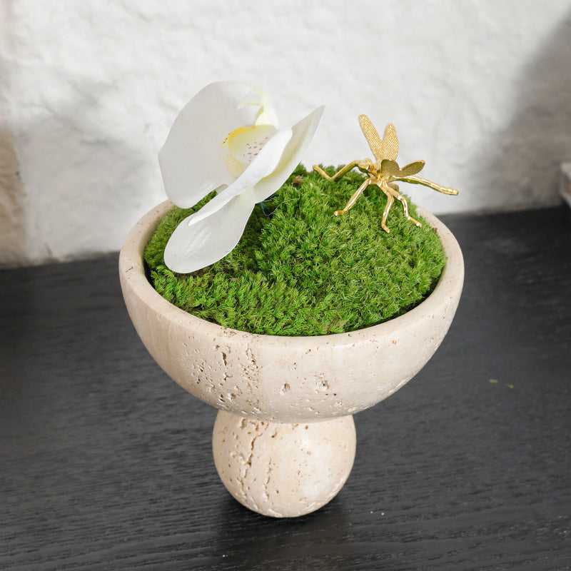 Künstlerisches dekoratives Blumen-Terrarium
