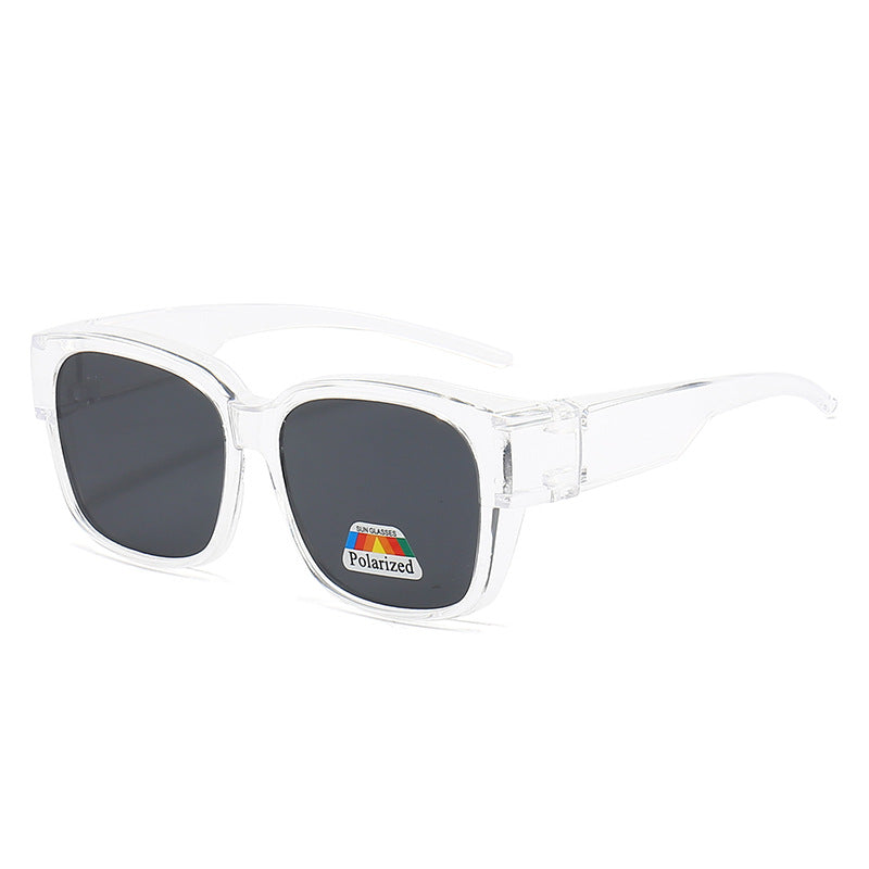 Damen stylische rechteckige Sonnenbrille mit gelben Gläsern Brehn