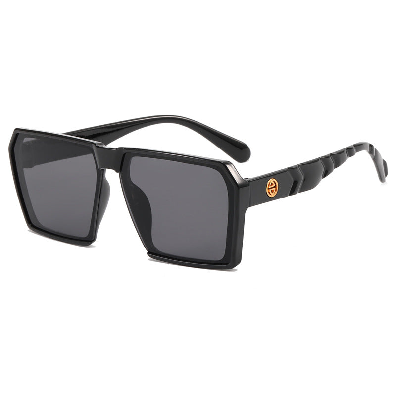 Damen Stylische quadratische Sonnenbrille mit kontrastierenden Gläsern Brehn