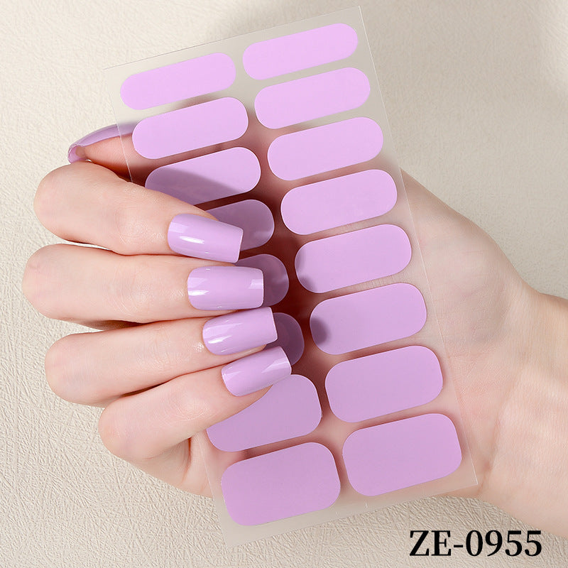 Matte Gel Nagelstreifen