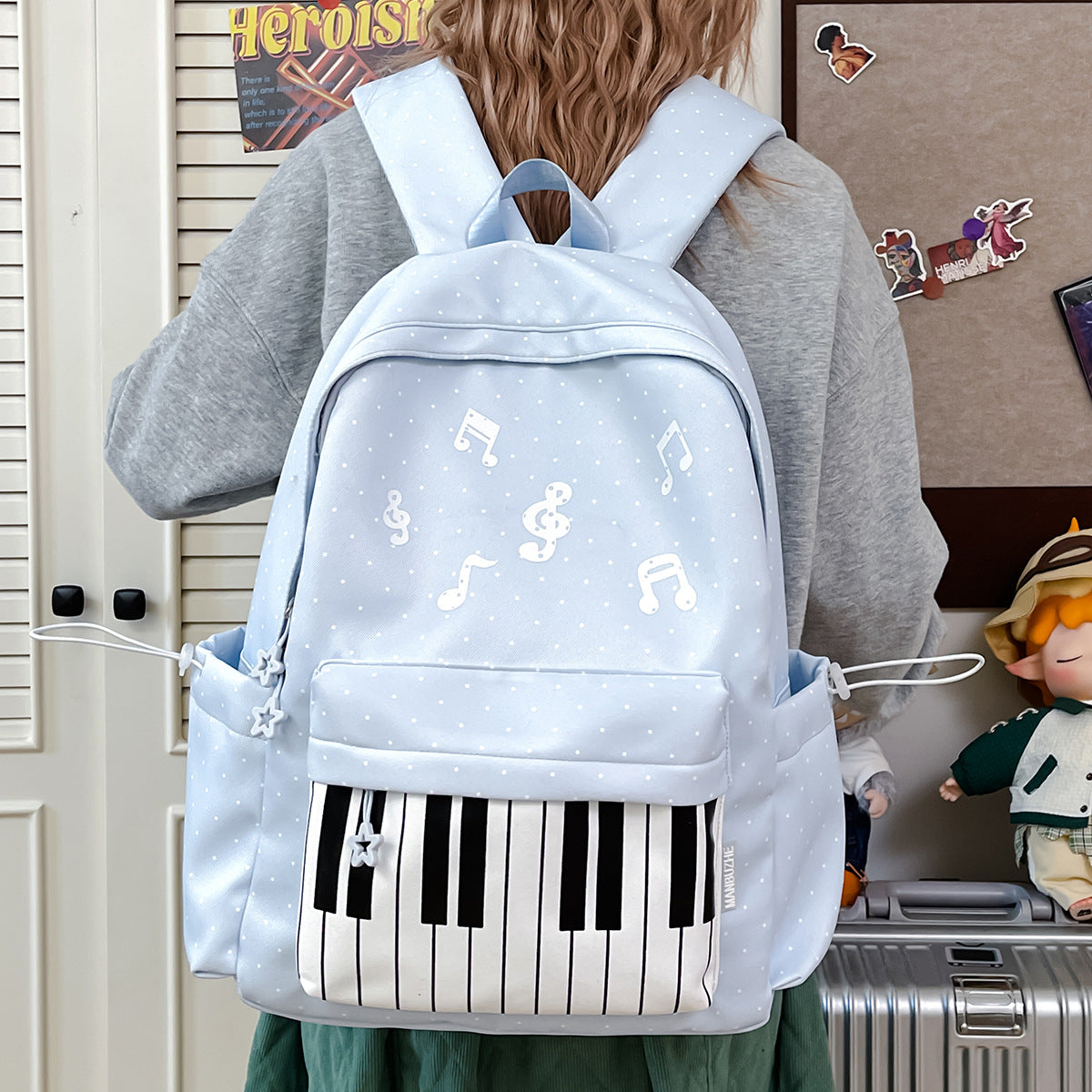 Musik-Themen Grafik Rucksack Brehn