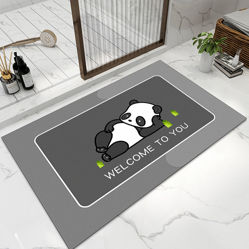 Niedlicher Panda Design Badezimmermatte
