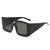 Damen oversized Sonnenbrille im modernen minimalistischen Stil Brehn