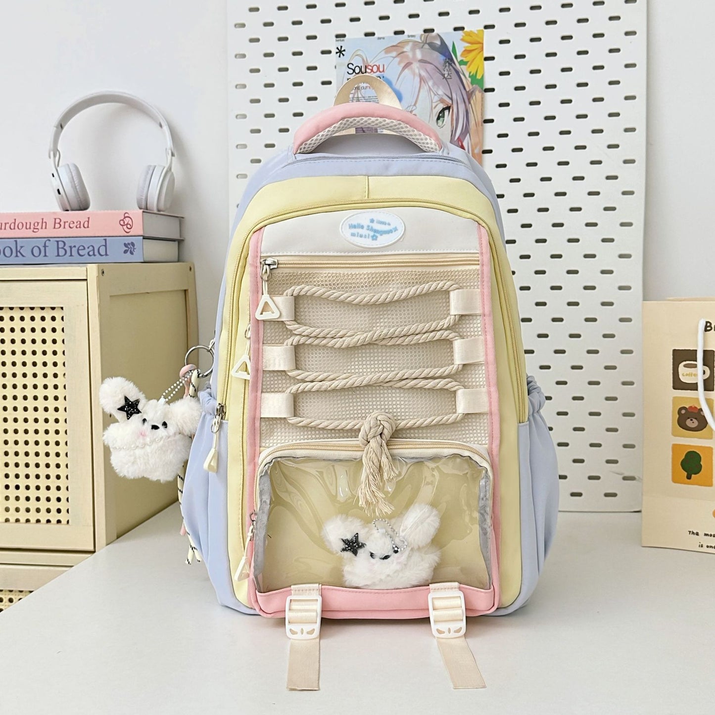 Verspielter Multifunktionaler Schulrucksack