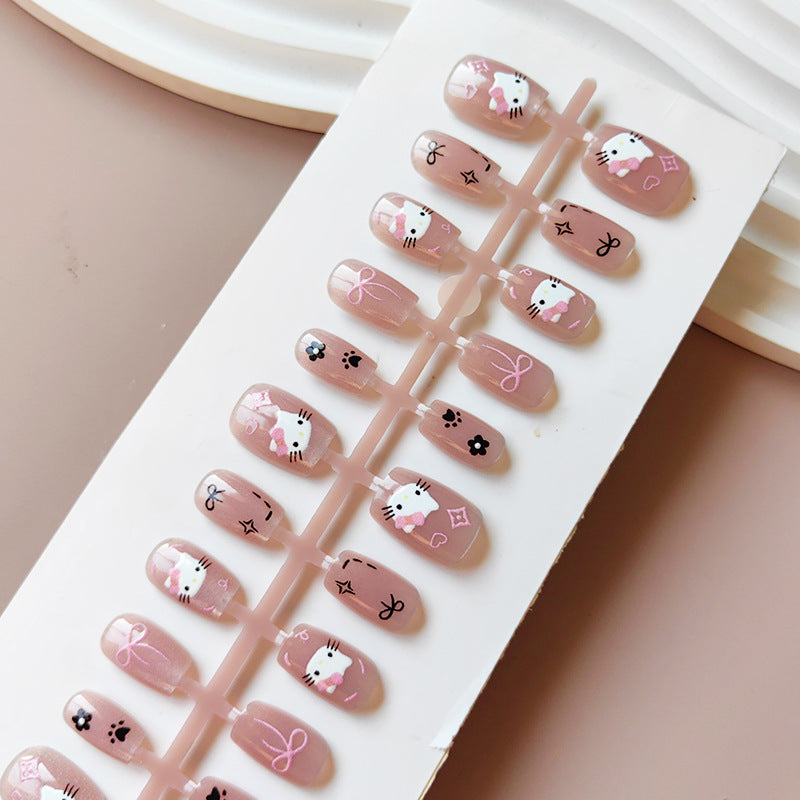 Kawaii Kunstfingernägel Im Verspielten Design Brehn