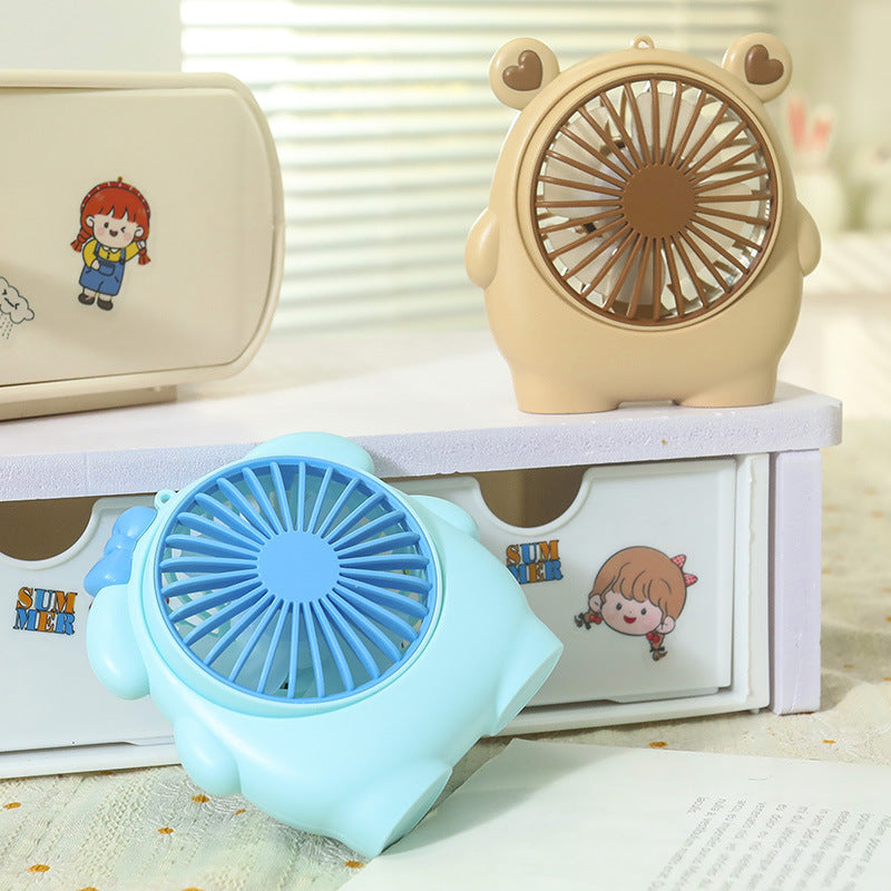 Damen Tragbarer Mini-Handventilator im niedlichen Tierdesign Brehn