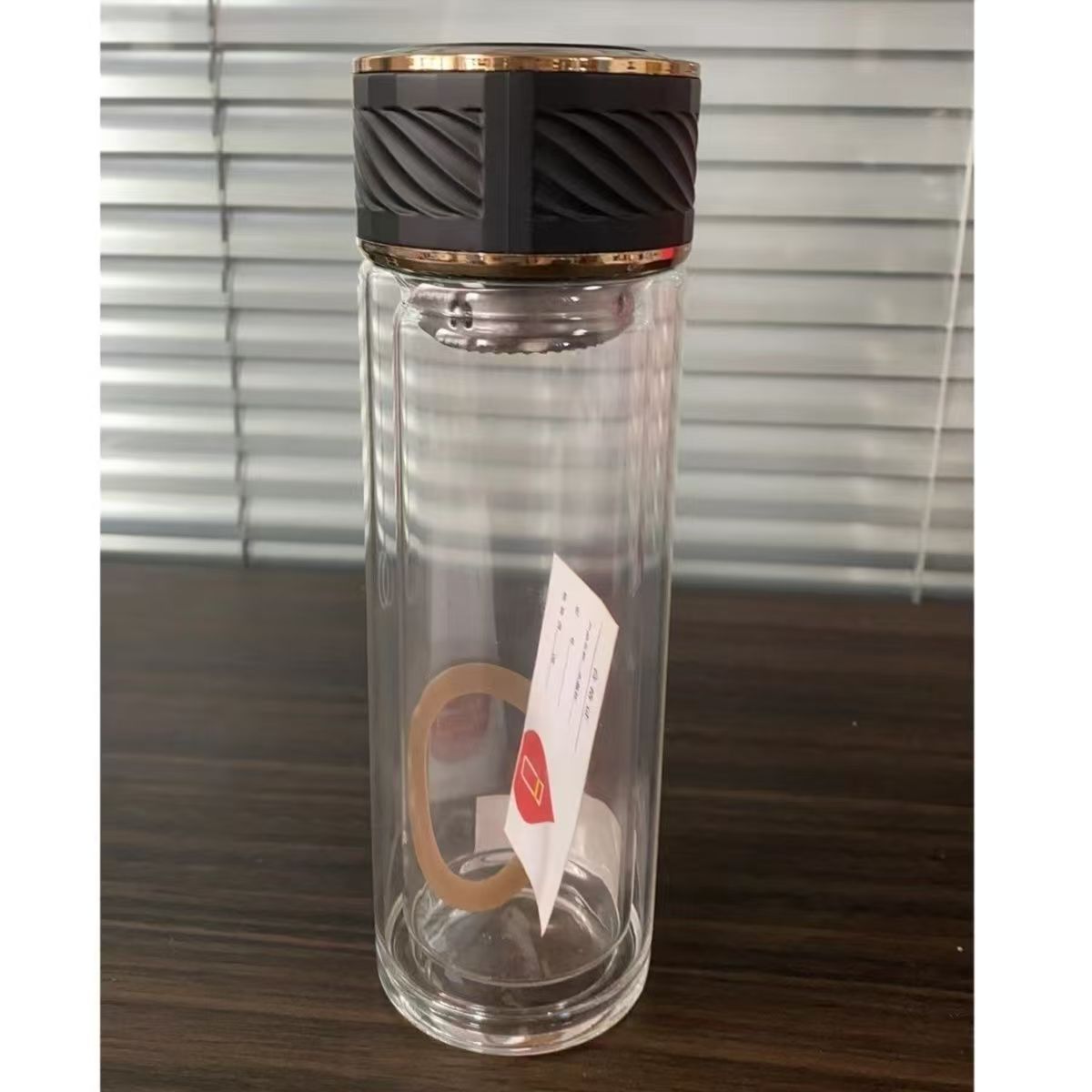 Damen Premium Glas Trinkflasche Brehn