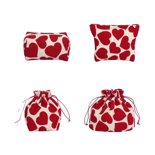 Herz Muster Make-up Tasche Brehn