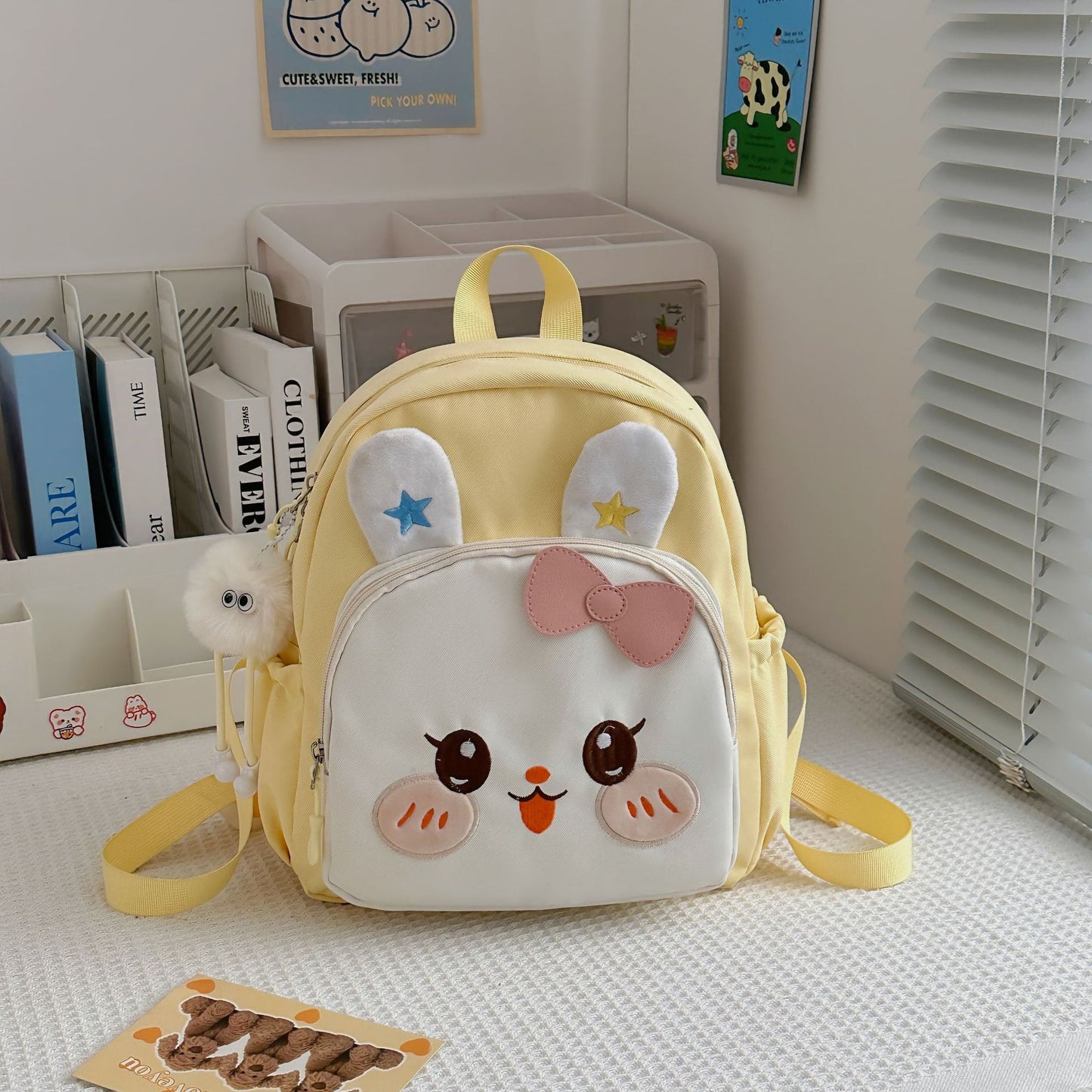 Mädchen Süße Hasen-Themen Mini Schulrucksack