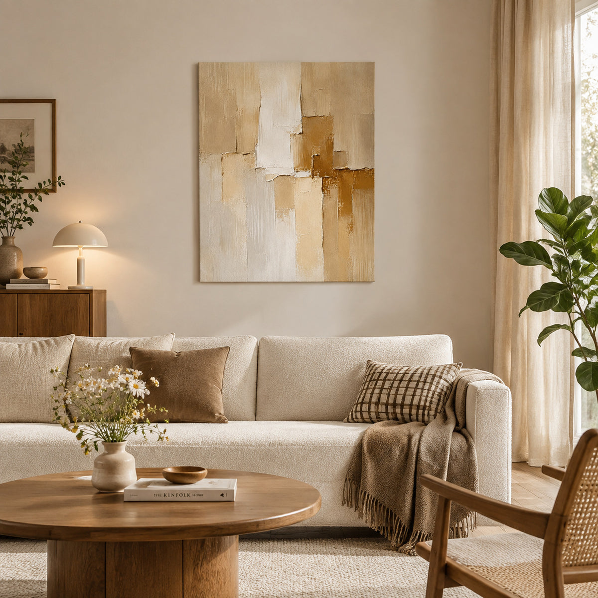 Moderne abstrakte Landschaft Leinwandkunst