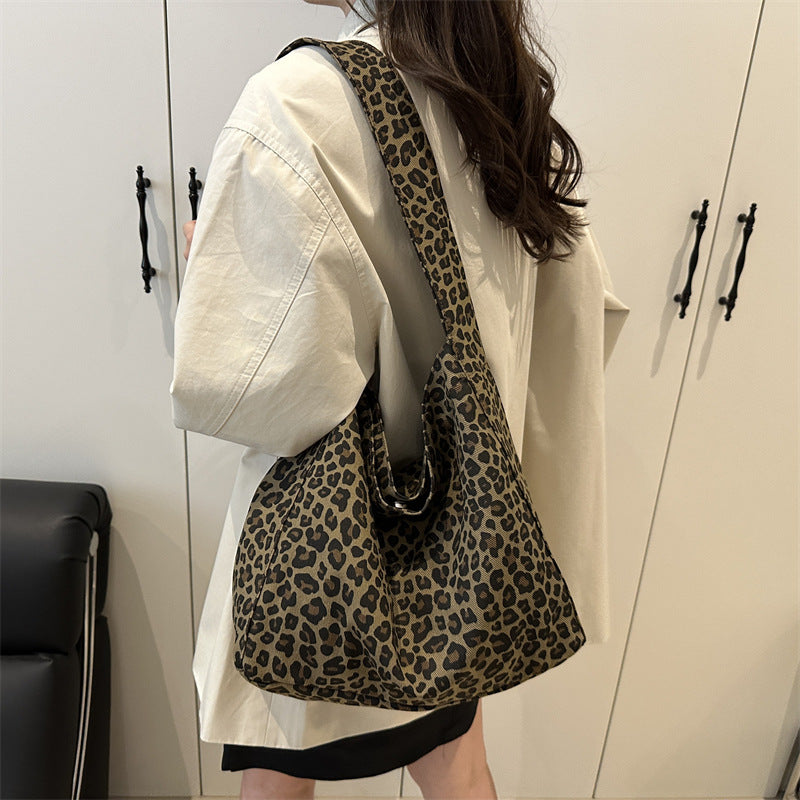 Leopardenmuster Schultertasche