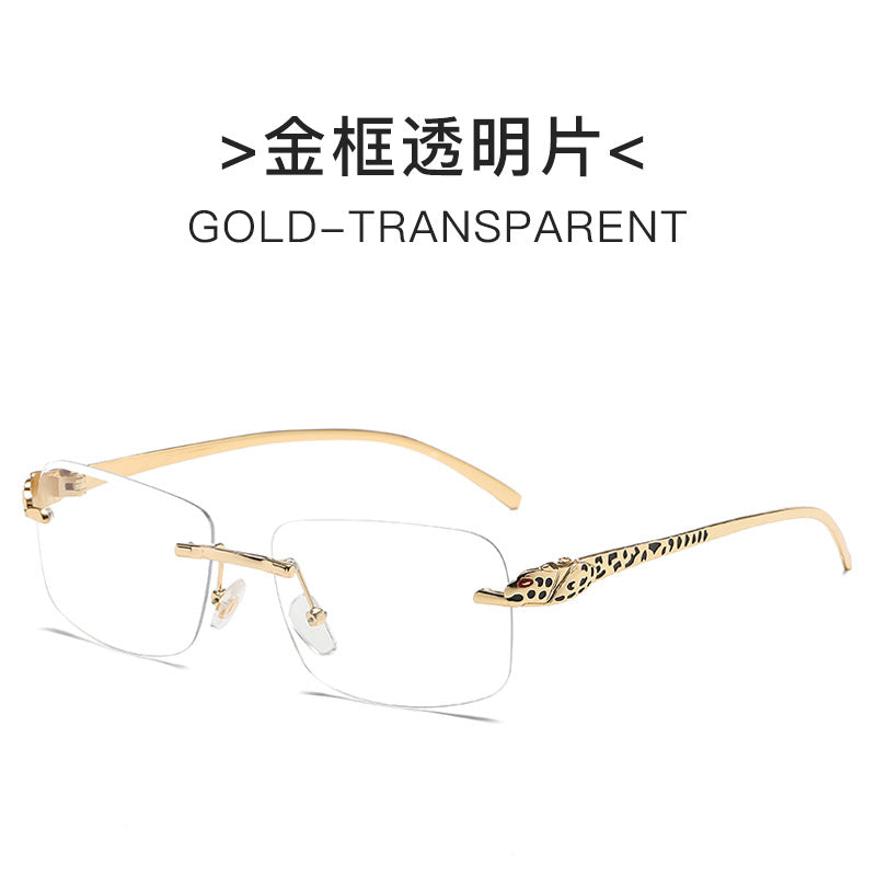 Damen exklusive Designer-Brille mit eleganten Details und hochwertigem Metallrahmen Brehn