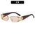 Elegante Architektonische Schild Sonnenbrille