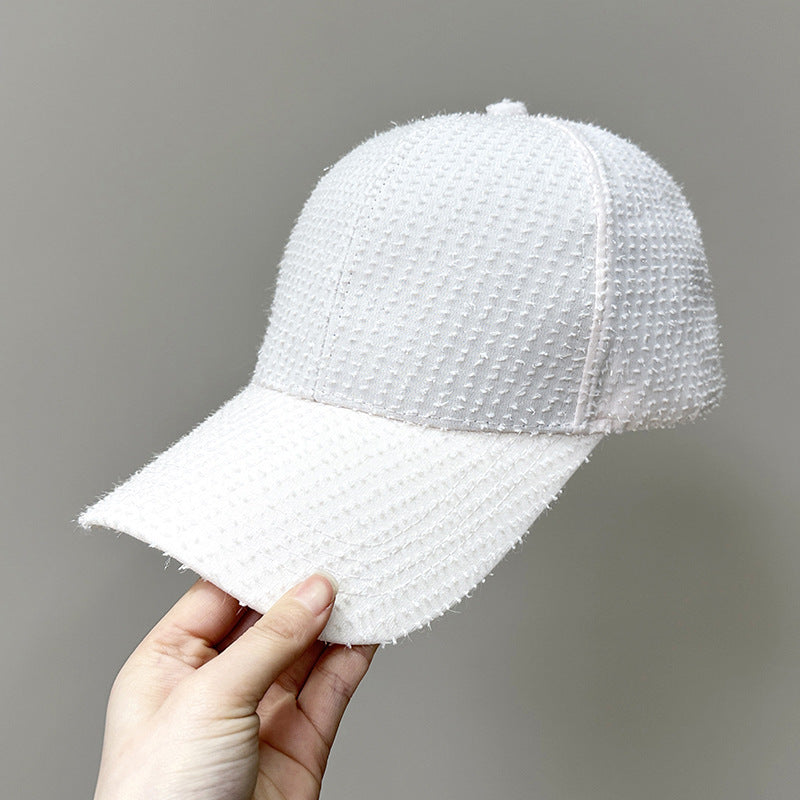 Damen strukturiertes Stoff Baseball Cap Brehn 1784083631