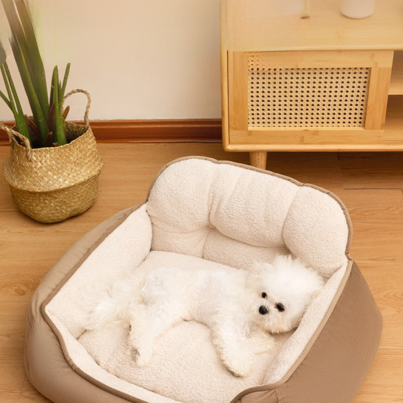 Orthopädisches Plüsch-Hundebett