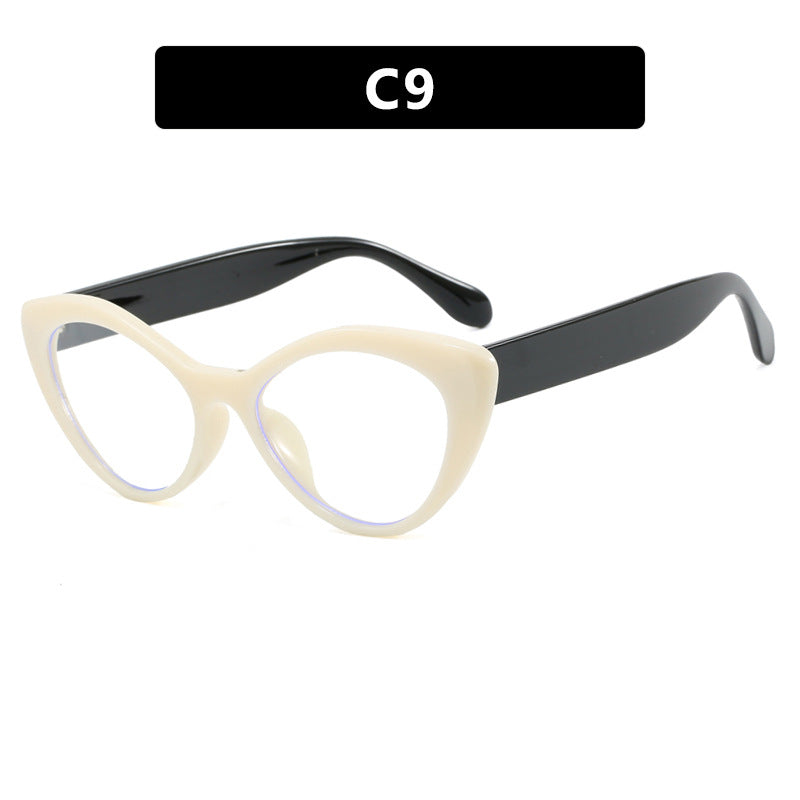 Damen kreative Cat-Eye Brille Brehn