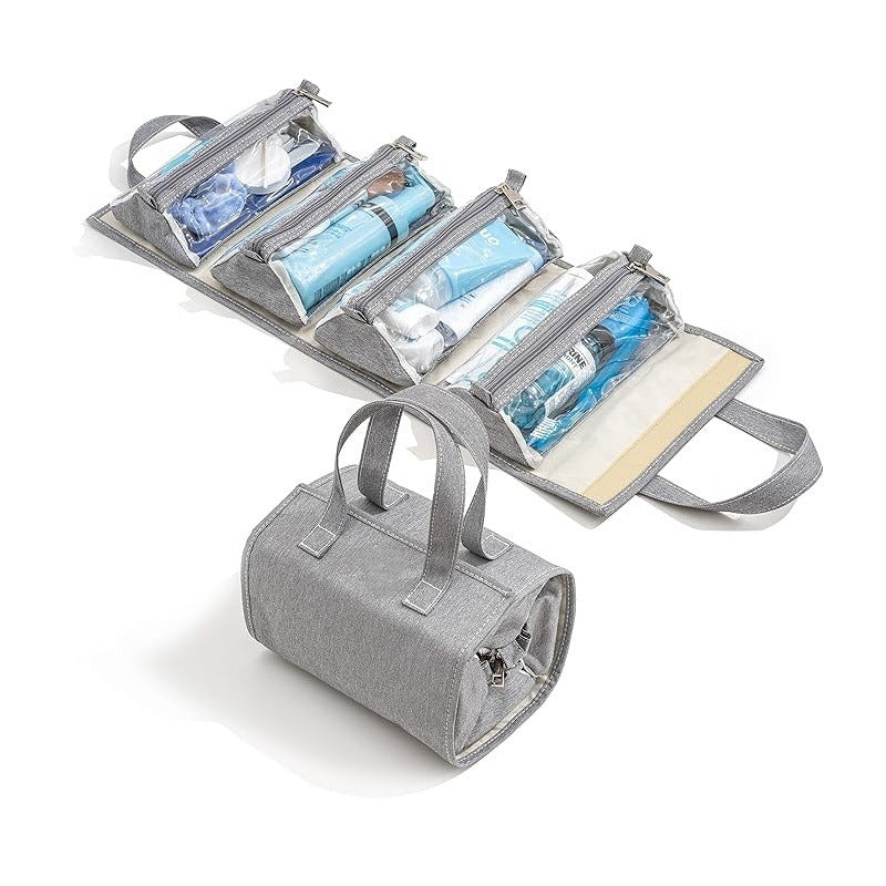 Praktische Kosmetik-Organizer-Tasche mit Durchsichtigen Fächern Brehn