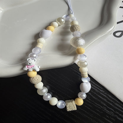 Verspielt Perlen Charm Brillenband Brehn