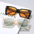 Damen zeitgenössische oversized Sonnenbrille Brehn