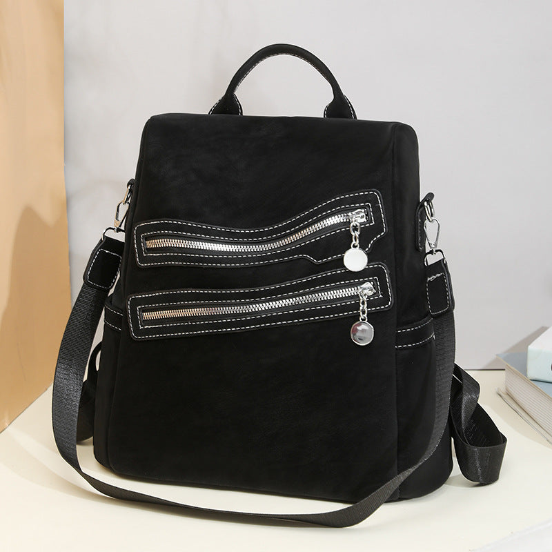 Stylischer Multi-Reißverschluss-Rucksack Brehn