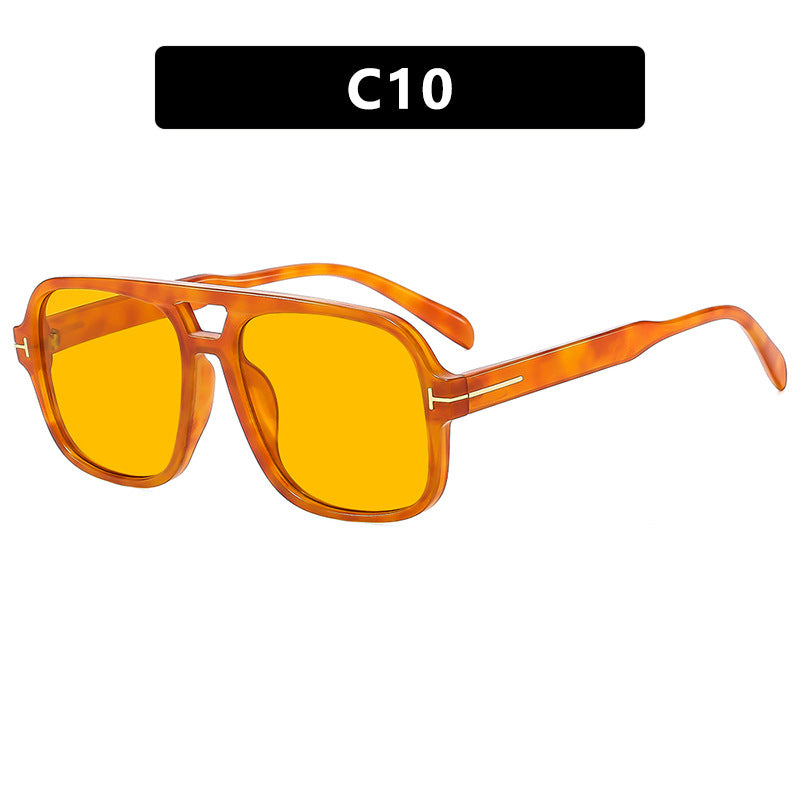 Damen quadratische Designerbrille mit filigranem Rahmen und modernem Kunststoffmaterial Brehn