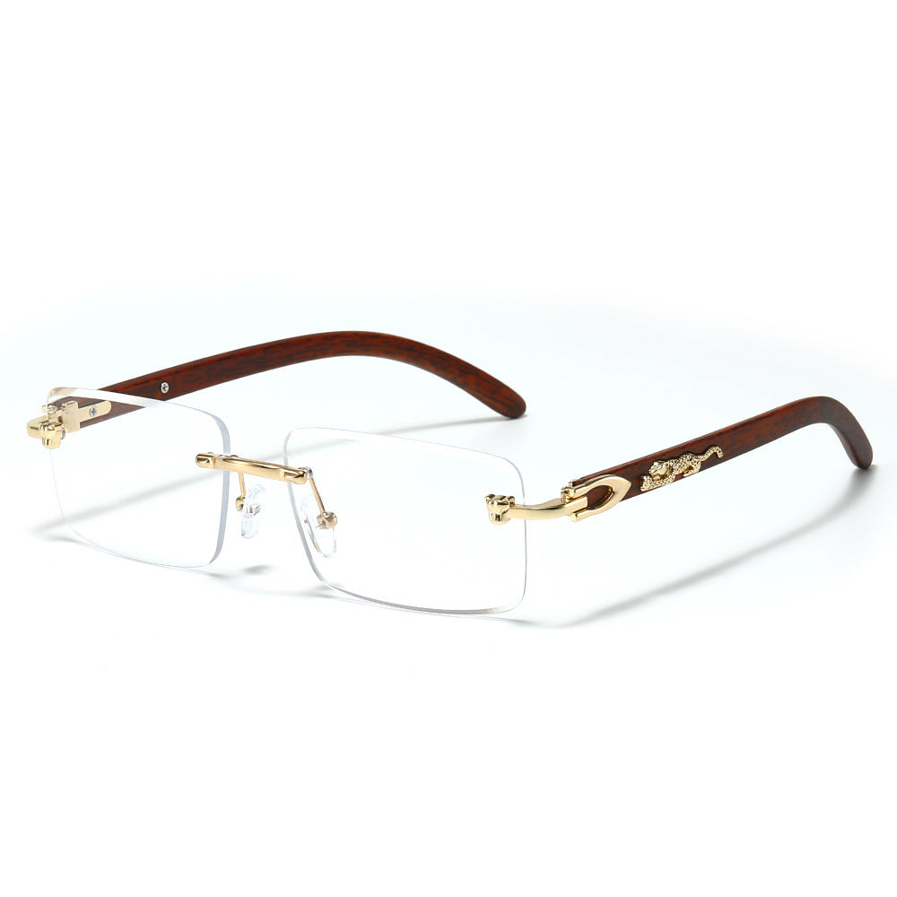 Modische Retro Rechteck-Sonnenbrille Brehn